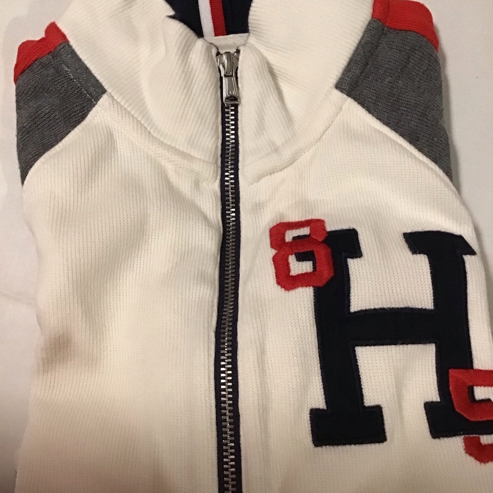 Tommy Hilfiger Sport Boys Varsity Track Jacket Full Zip Colorblock - Picture 3 of 8